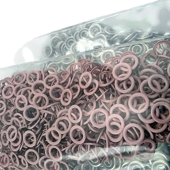 8 mm 0,31" Prong Snap Fasteners For Baby Clothes Powder Color 500 Pieces ERBCLK0008PMOR