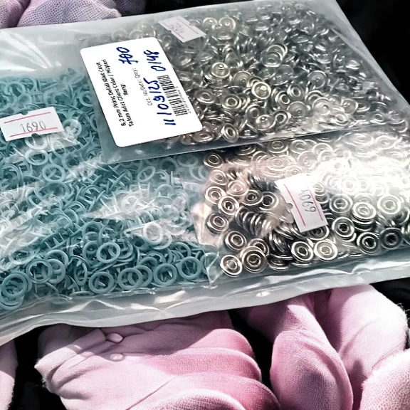 8 mm Bebe Çıt Çıtı 250 Adet Bebe Mavisi Klikıt Çıtçıt ERBCLK0008PRLB