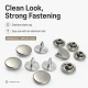 33.5 Pin Rivet 9.5 mm Stainless Steel Cap Aluminum Pin for Leather Fabric Canvas