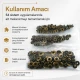 Antik Sarı Renk Paslanmaz 54 Sistem Alt 3 Parça 100 Adet/Paket, Black Nikel Renk Paslanmaz Metal Parça Grubu