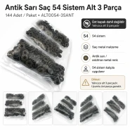 Antique Brass Color Sheet Metal 54 System Lower 3 Parts, 144 pcs/Pack ALT0054-3SANT