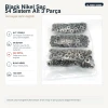 Black Nikel Renk Saç 54 Sistem Alt 3 Parça 144 Adet/Paket ALT0054-3SBN