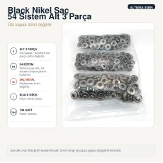 Black Nickel Color Sheet Metal 54 System Lower 3 Parts, 144 pcs/Pack ALT0054-3SBN