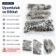 Nikel Renk Saç 54 Sistem Alt 3 Parça 144 Adet/Paket ALT0054-3SN, black nikel metal malzeme ile üretilmiş, 54 sistem çıtçıt