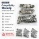Nikel Renk Saç 54 Sistem Alt 3 Parça 144 Adet/Paket ALT0054-3SN, black nikel metal malzeme ile üretilmiş, 54 sistem çıtçıt