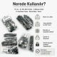 15 mm Alfa Paslanmaz Füme Çıtçıt Düğme, sağlam kapama ve modern tasarım için ideal