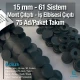 15 mm Paslanmaz Çıtçıt Siyah 100 Adet/Paket 61 Çıtçıt Düğme C0004P15PKBLK