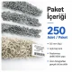 Bebe çıtçıtı 9,5 mm açık bej renk paslanmaz delikli klikıt çıtçıt, 250 adet/paket