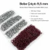 Bebe Çıtçıtı 9,5 mm Bordo Renk Paslanmaz Delikli Klikıt Çıtçıt 250 Adet/Pk C0095DPPKBORDO