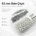 Bebe Çıtçıtı 9,5 mm Ekru Renk Paslanmaz Delikli Klikıt Çıtçıt 250 Adet/Pk C0095DPPKECRU
