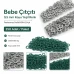 Bebe Çıtçıtı 9,5 mm Koyu Yeşil Renk Paslanmaz Delikli Klikıt Çıtçıt 250 Adet/Pk C0095DPPKKYSL