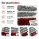 Bebe Çıtçıtı 9,5 mm Kırmızı Renk Paslanmaz Delikli Klikıt Çıtçıt 250 Adet/Pk - Tekstil ve Aksesuar Kullanımı için Uygun