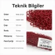 Bebe Çıtçıtı 9,5 mm Kırmızı Renk Paslanmaz Delikli Klikıt Çıtçıt 250 Adet/Pk - Tekstil ve Aksesuar Kullanımı için Uygun