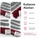 Bebe Çıtçıtı 9,5 mm Kırmızı Renk Paslanmaz Delikli Klikıt Çıtçıt 250 Adet/Pk - Tekstil ve Aksesuar Kullanımı için Uygun