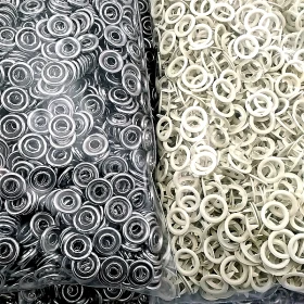 Bebe Çıtçıtı 9,5 mm Şampanya Renk Paslanmaz Delikli Klikıt Çıtçıt 250 Adet/Pk C0095DPPKSmpy