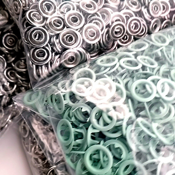 Bebe Çıtçıtı 9,5 mm Soft Yeşil Renk Paslanmaz Delikli Klikıt Çıtçıt 250 Adet/Pk C0095DPPKSoftYsl