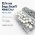 Beyaz Sedefli Klikıt Çıtçıt 10,5 mm Paslanmaz 100 Adet/Paket ERBCLK0008BSD