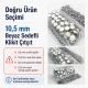 Beyaz Sedefli Klikıt Çıtçıt 10,5 mm Paslanmaz 100 Adet/Paket - Estetik ve dayanıklı tekstil aksesuarı