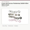 8 mm / 0.31 in Dusty Rose Stainless Ring-Style Prong Snap Fasteners, 250 Sets/Pack ERBCLK0008GK