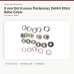 8 mm / 0.31 in Dusty Rose Stainless Ring-Style Prong Snap Fasteners, 250 Sets/Pack ERBCLK0008GK