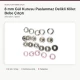 8 mm / 0.31 in Dusty Rose Stainless Ring-Style Prong Snap Fasteners for babywear and light garments
