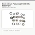 8 mm Antrasit Renk Delikli Klikıt Bebe Çıtçıtı Paslanmaz 250 Adet/Paket ERBCLK0008PANT