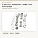 8 mm Ekru Renk Delikli Klikıt Bebe Çıtçıtı Paslanmaz 250 Adet/Paket