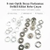 8 mm Optik Beyaz Renk Delikli Klikıt Bebe Çıtçıtı Paslanmaz 250 Adet/Paket ERBCLK0008POB