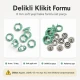 8 mm / 0.31 in Soft Green Stainless Ring-Style Prong Snap Fasteners for babywear, bodysuits, and light garment projects