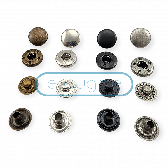 Stainless 10 mm 16L / 25/64" Snap Fastaners VT2 Snap Fasteners TUC00P10