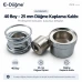 40 Boy 25 mm Kumaş Kaplama Düğme Aparatı KLP0040KPL