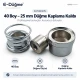 40L 25 mm 0.98 in fabric button covering die