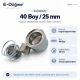 40L 25 mm 0.98 in fabric button covering die