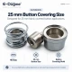 40L 25 mm 0.98 in fabric button covering die