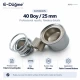 40L 25 mm 0.98 in fabric button covering die