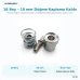 16 Boy 10 mm Kumaş Kaplama Düğme Aparatı KLP0016KPL
