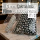 Imitation Pearls 6 mm Black Nickel Color (1000 pieces / Pack) INC0006BN