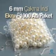 Çakma İnci 6 mm Krem Renk ( 1000 ad / Paket)  INC0006CRM
