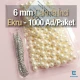 Çakma İnci 6 mm Krem Renk ( 1000 ad / Paket)  INC0006CRM