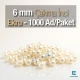 Çakma İnci 6 mm Krem Renk ( 1000 ad / Paket)  INC0006CRM