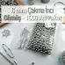 Imitation Pearls, 6 mm, Nickel Color (1000 pieces/pack) IINC0006SLN