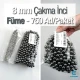 Çakma İnci 8 mm Black Nikel Renk ( 750 ad / Paket) INC0008BN