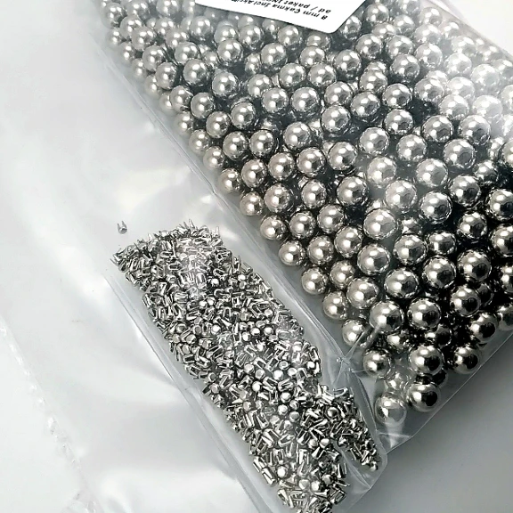 Çakma İnci 8 mm Nikel Renk ( 750 ad / Paket)  INC0008SLN