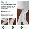 N5 / #5 Nylon Coil Zipper Chain by the Meter for Bags, Tents and Tarpaulins ESRTNYLT10