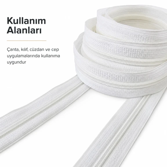 Naylon T5 Şerit Fermuar