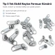 Tip 5 Tek Elcikli Naylon Fermuar Kürsörü Yastık ve Kırlent Kılıfları için EKRSTT5