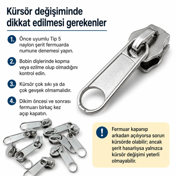 Tip 5 Tek Elcikli Naylon Fermuar Kürsörü Yastık ve Kırlent Kılıfları için EKRSTT5