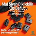 Cord End Sew-On - Cube Shape Matte Black 50 pcxs/Packet Entry 7.5 mm - 0,27" PROMOART0034