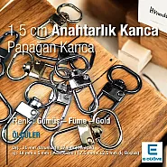 1,5 cm Kilit Kanca - Papağan Kanca - Yaylı Döner Kanca A 546
