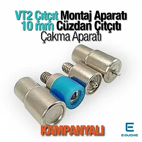 10 mm VT2 Çıt Çıt  Montaj Aparatı Aparatı - Çakma Kalıbı KLP00VT2-10